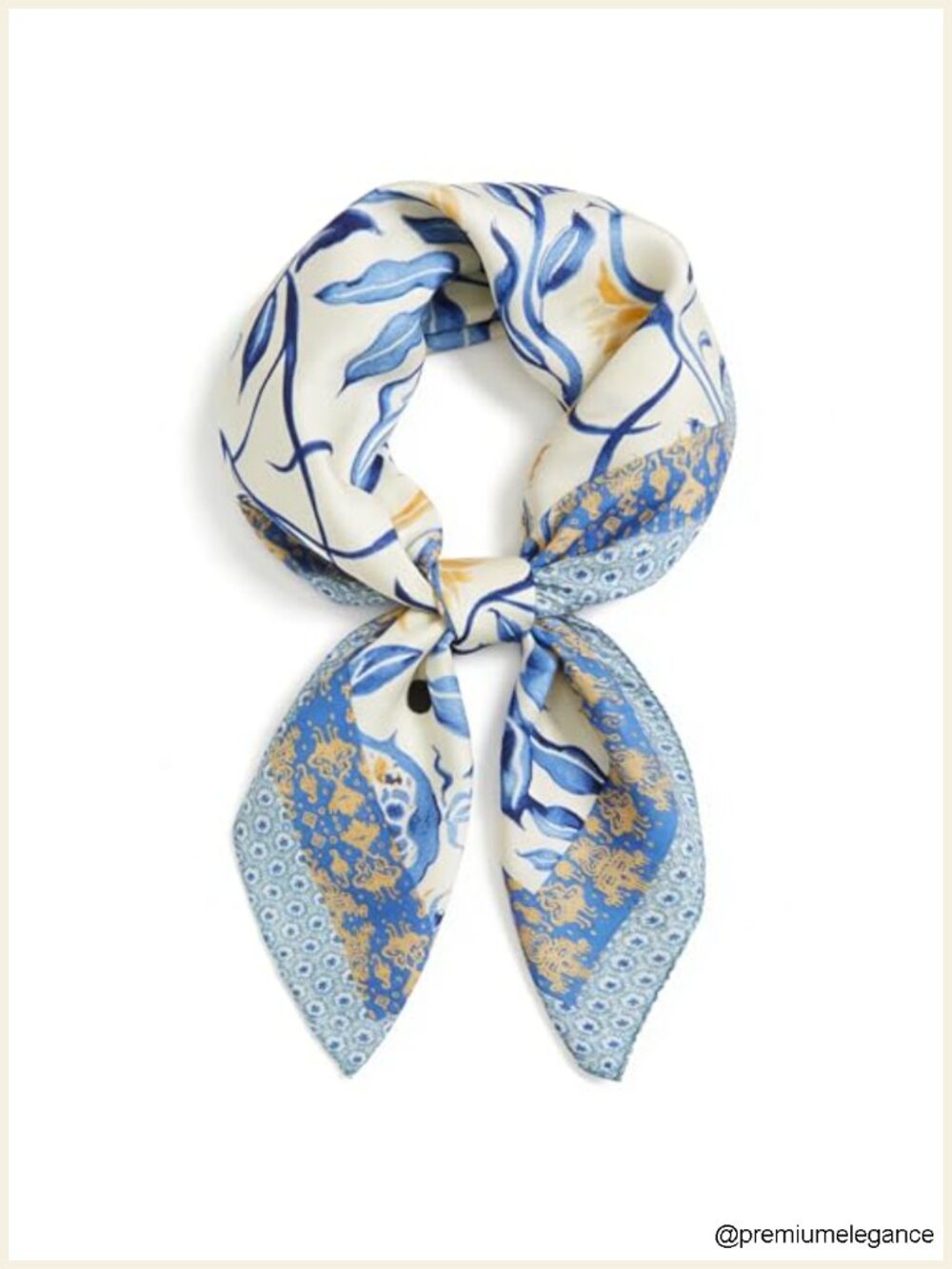 Silk Feeling Head Scarf for Women – 27.5" Square Satin Bandana, Versatile Hair